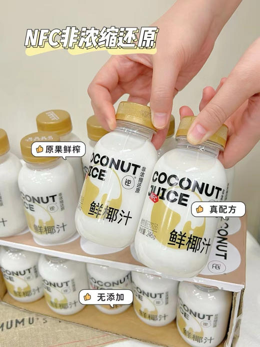逆牌NFC鲜椰汁（246g×10瓶） 商品图8