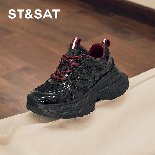 星期六潮流酷感厚底运动老爹鞋SSC3112CBN 商品图2