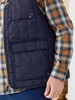 波顿年秋冬高端V字领白鸭绒男士轻薄羽绒马甲背心深蓝色MC790522 商品缩略图4
