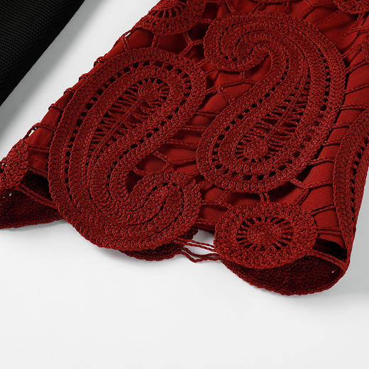 奢姿2024年秋季新款大码女装针织拼接裙子胖妹妹休闲假两件连衣裙9943860356 商品图4