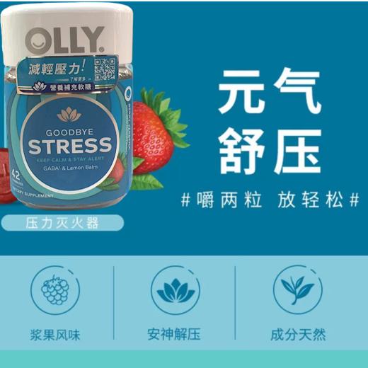 美国 OLLY元气舒压氨基丁酸软糖草莓柠檬味-42粒 商品图1