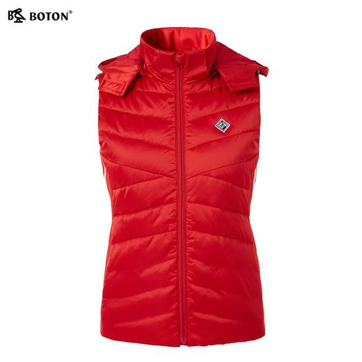 波顿轻薄羽绒背心马甲年冬季女潮流白鸭绒外穿马夹外套LC720321 商品图5