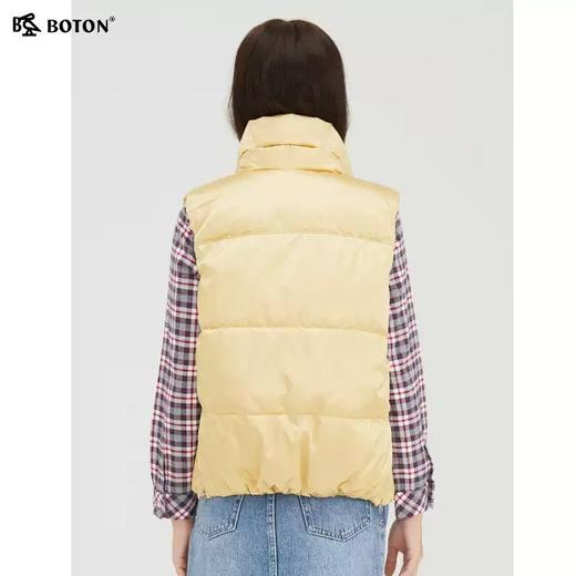 波顿冬季轻薄羽绒背心马甲女潮流白鸭绒防风外套马夹LC726321 商品图4