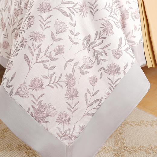 素雅花语系列四件套复古床上全棉纯棉床单被罩枕罩床品结婚轻奢高级感 商品图3