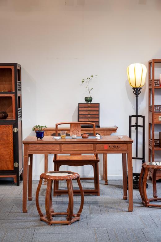 红桥红  家具严选  缅甸花梨(大果紫檀）  【茶室混搭空间】 商品图1