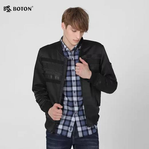 波顿男士棉衣外套年冬季棉袄子长袖短棉服夹克休闲上衣MJ851518 商品图4