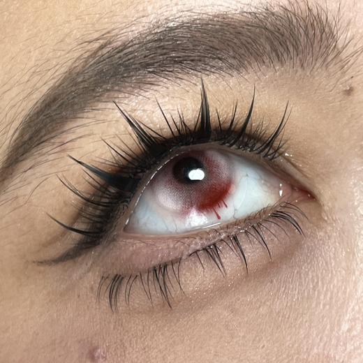 NinaMond日抛--Bloody Tears血泪系列White白瞳血泪（2片/盒日抛） 商品图1