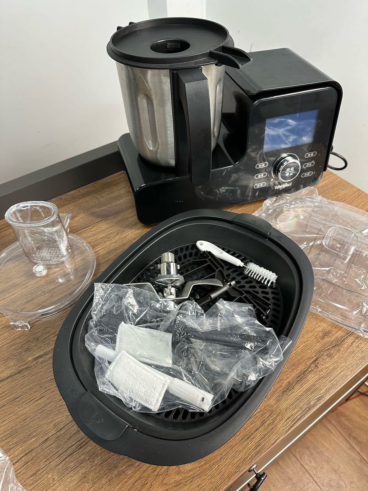 惠而浦多功能料理机小美家用全自动炒菜机器人善品做饭多用途锅