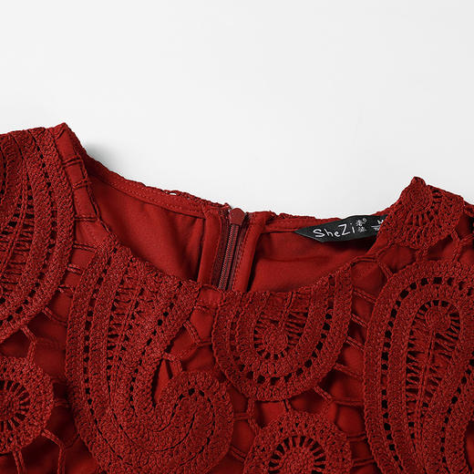 奢姿2024年秋季新款大码女装针织拼接裙子胖妹妹休闲假两件连衣裙9943860356 商品图3