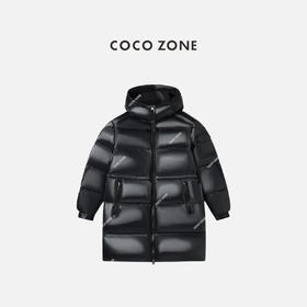 COCO ZONE 90鹅绒中长款气质保暖羽绒服CC2C2294