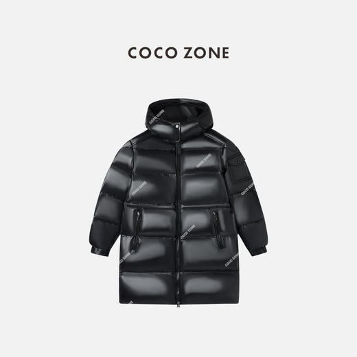 COCO ZONE 90鹅绒中长款气质保暖羽绒服CC2C2294 商品图0