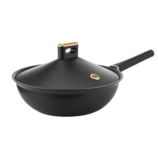 【小家电】Revere 宫宴系列30cm不粘炒锅铝合金不粘锅少油烟烹饪锅具不挑灶具WS-GT30C/YK HF 商品图4