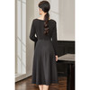 剩S/M 【女主角小黑裙】米思阳2026春季新款极简风小黑裙立体剪裁高级质感连衣裙3788 商品缩略图3