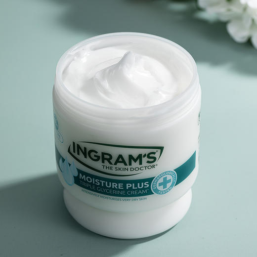 【买就赠乳霜棒+品牌定制女款潮袜1双】Ingram's 英格莱恩乳木果维他命E保湿乳霜&经典水润保湿乳霜 商品图12