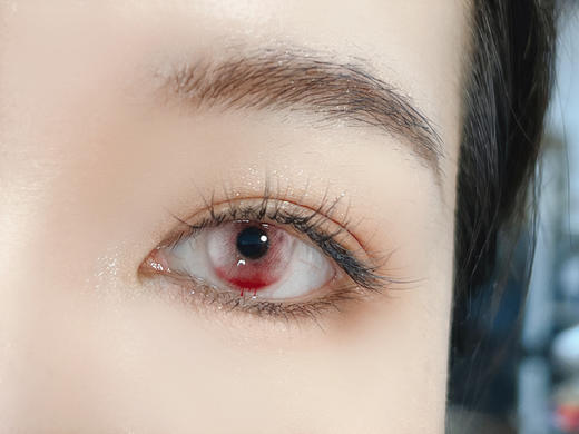 NinaMond日抛--Bloody Tears血泪系列White白瞳血泪（2片/盒日抛） 商品图7