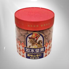 如水坚果烤山杏仁 180g/罐