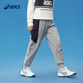 【商场同款】Asics/亚瑟士童装针织运动裤秋冬收口松紧2024年新款