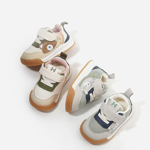 【品牌直供】钇佳达新款卡通学步鞋男女宝宝运动鞋透气网布关键鞋16-26 商品图2