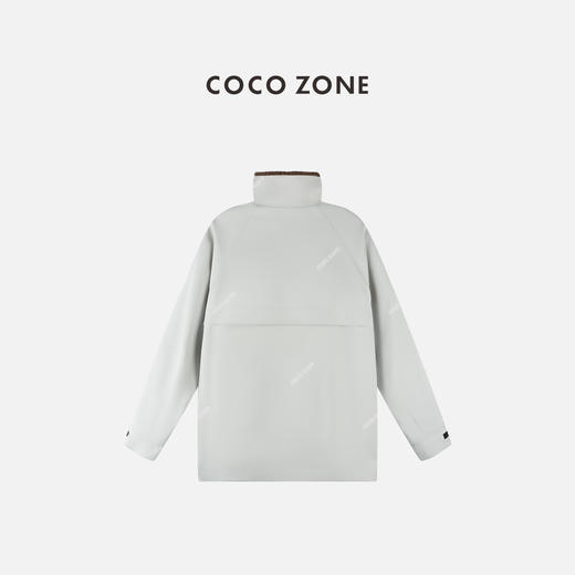 COCO ZONE 设计感立领百搭外套简约通勤长袖上衣CC1C2072 商品图1