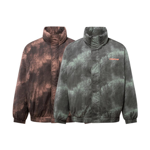 森马羽绒服男冬季新款时尚晕染印花厚款外套潮流个性oversize 商品图4