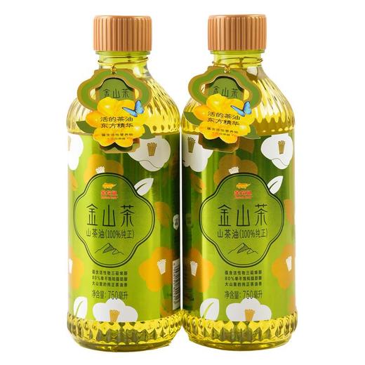 金龙鱼金山茶纯正山茶油礼盒750ml*2 商品图2