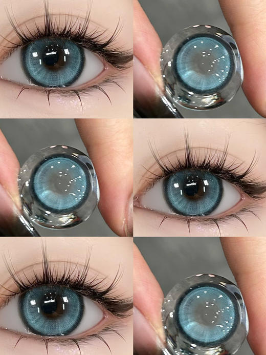 Kaylens月抛 · 多洛塔紫&甜橙柠棕&漫夜幻蓝&莱茵梦绿｜ 14.5mm白狮参考着色待测   月抛 商品图8