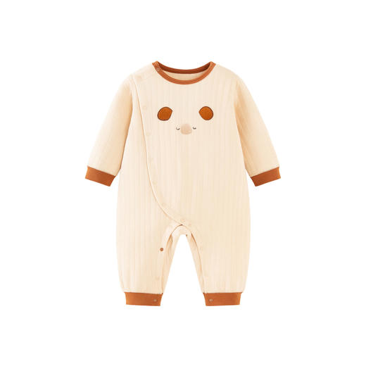 迷你巴拉冬季新款绗棉连体衣宝宝亲肤保暖棉感打底爬服 商品图4