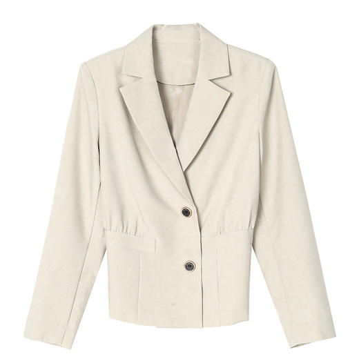 KQL A83N3004高级感简约直筒短款西装外套 商品图4