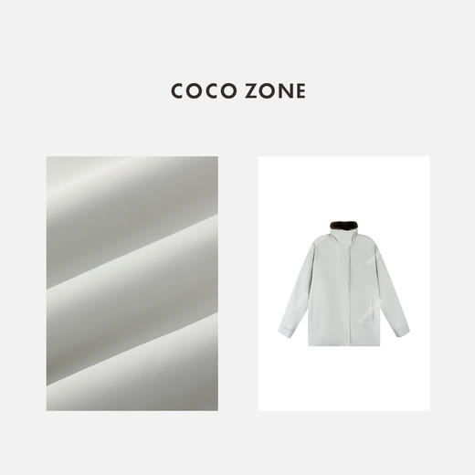 COCO ZONE 设计感立领百搭外套简约通勤长袖上衣CC1C2072 商品图2