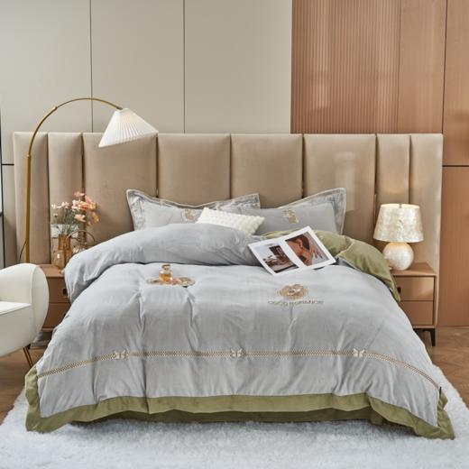 【远梦】臻棉绒绣花四件套 商品图0