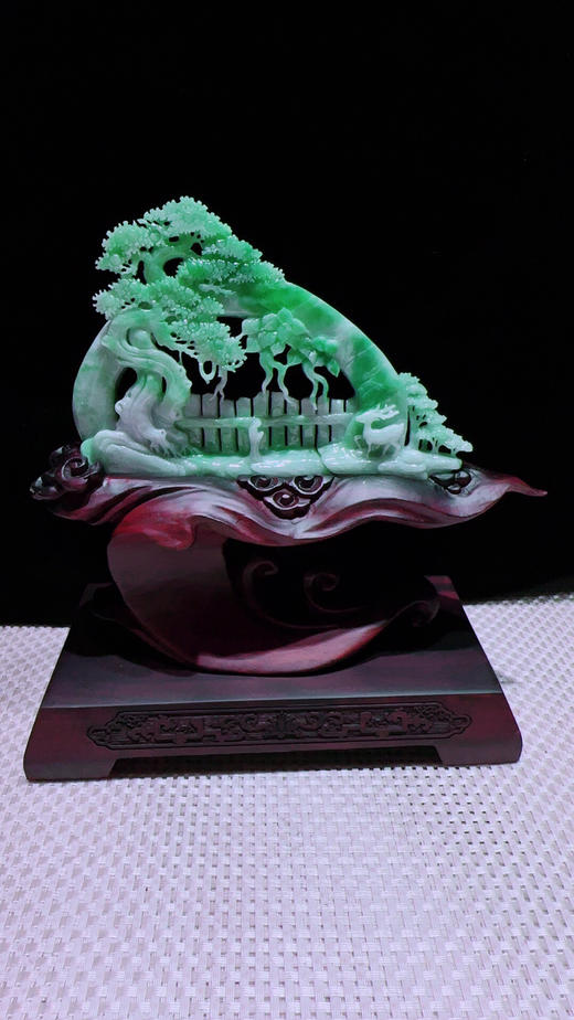 620323翡翠摆件【一路发财 一路相伴】 商品图5
