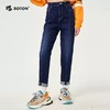 波顿春秋季高腰直筒牛仔裤女宽松显瘦显高百搭烟管裤子LE233320 商品缩略图1