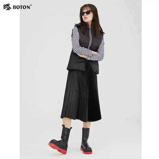 波顿女士冬季羽绒马甲女棉背心外搭女士坎肩秋大码潮LC725321 商品图4