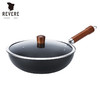 【小家电】Revere铁制30CM带盖中华炒锅物理不粘通用锻打铁锅RWS-D1130/YK HF 商品缩略图2