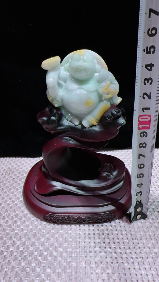 620322翡翠摆件【佛公 弥勒佛】 商品图1
