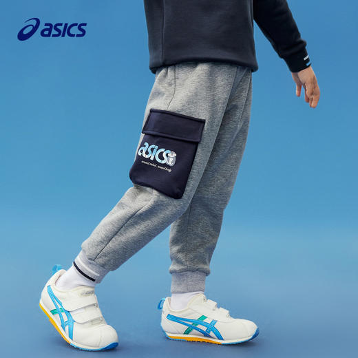 【商场同款】Asics/亚瑟士童装儿童针织保暖运动裤2024年秋冬新款 商品图0