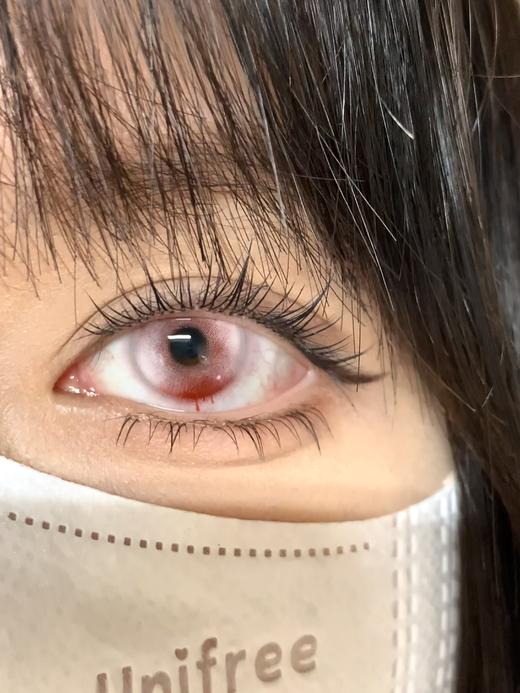 NinaMond日抛--Bloody Tears血泪系列White白瞳血泪（2片/盒日抛） 商品图8