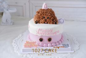 1027CAKE | 立体奶油霜小动物 狗狗（提前2天）