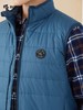 波顿秋冬季高端男士蓝色羽绒马甲保暖坎肩上衣MC810522 商品缩略图4