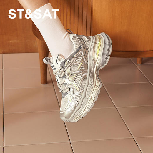 星期六潮流酷感厚底运动老爹鞋SSC3112CBN 商品图5