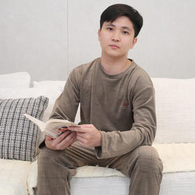 【169元1套】秋冬男士舒绒家居服套头套装-2243229