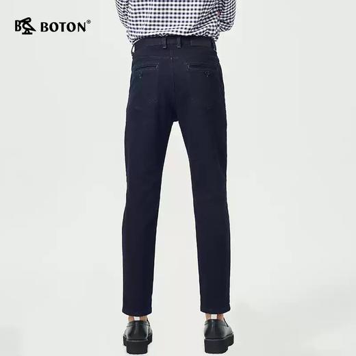 波顿秋冬季男士直筒商务宽直筒休闲牛仔裤修身百搭水洗长裤子ME726320 商品图2
