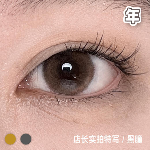 #NY01 软软棕/灰 14.2mm【1片装】舒适推荐 / 年抛 商品图7