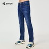 波顿秋冬季浅蓝色牛仔裤直筒修身高端品牌加绒保暖长裤子ME727320 商品缩略图2