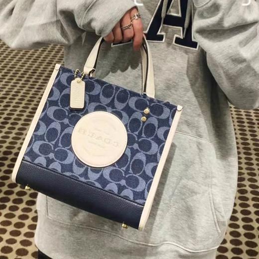 【中检鉴定】【专柜版】COACH蔻驰女士经典 N/S迷你托特通勤斜挎包 HARLEY 23号单肩包斜挎包复古新潮 单肩包斜挎包 商品图12