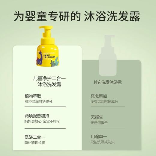 luckwoon儿童洗发沐浴露0-12岁 商品图3
