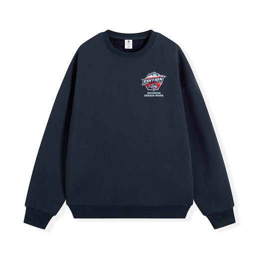 自由基地秋冬新品途乐越野车设计图案落肩宽松抓绒卫衣多色套头衫 NMT-2187 商品图6