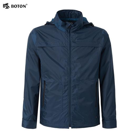 波顿春秋季立领甩帽常规款风衣MJ956322 商品图5