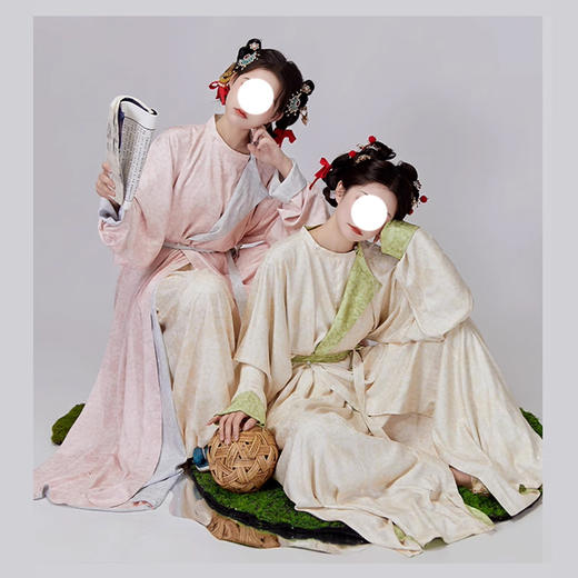 裁缝学苑AS345唐制古法圆领袍纸样阔腿裤唐服装打版裁剪样板 商品图5