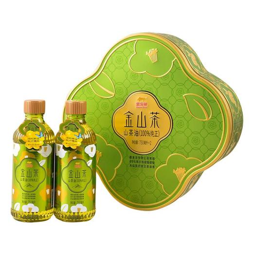 金龙鱼金山茶纯正山茶油礼盒750ml*2 商品图1